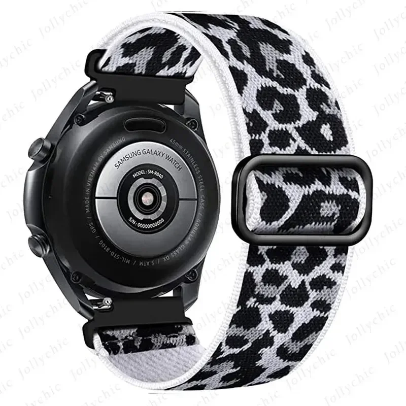 Adjustable Nylon Elastic Smartwatch Band, 20mm 22mm Strap, Premium Comfort and Style