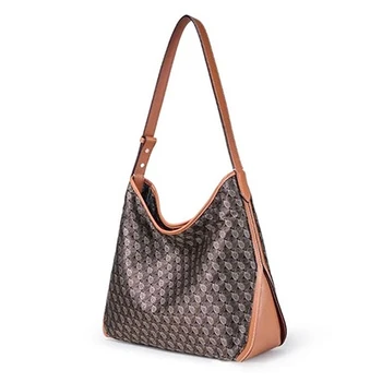 Borsa a tracolla da donna Borsa Hobo alla moda Borsa a forma di fiore vecchio fortunato Borsa a tracolla versatile per pendolarismo di grande capacità