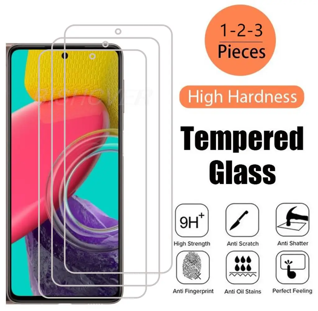 Tempered Glass For Samsung M53 5G Screen Protector Protective Film For Samsung Galaxy M53 5G M 53 Sm-M536B Phone Glass