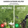 Standing Weed Puller Manual Vertical Weighing Weighing Grass Shovel Garden Stainless Steel Weeder Claw Hook Tools 3
