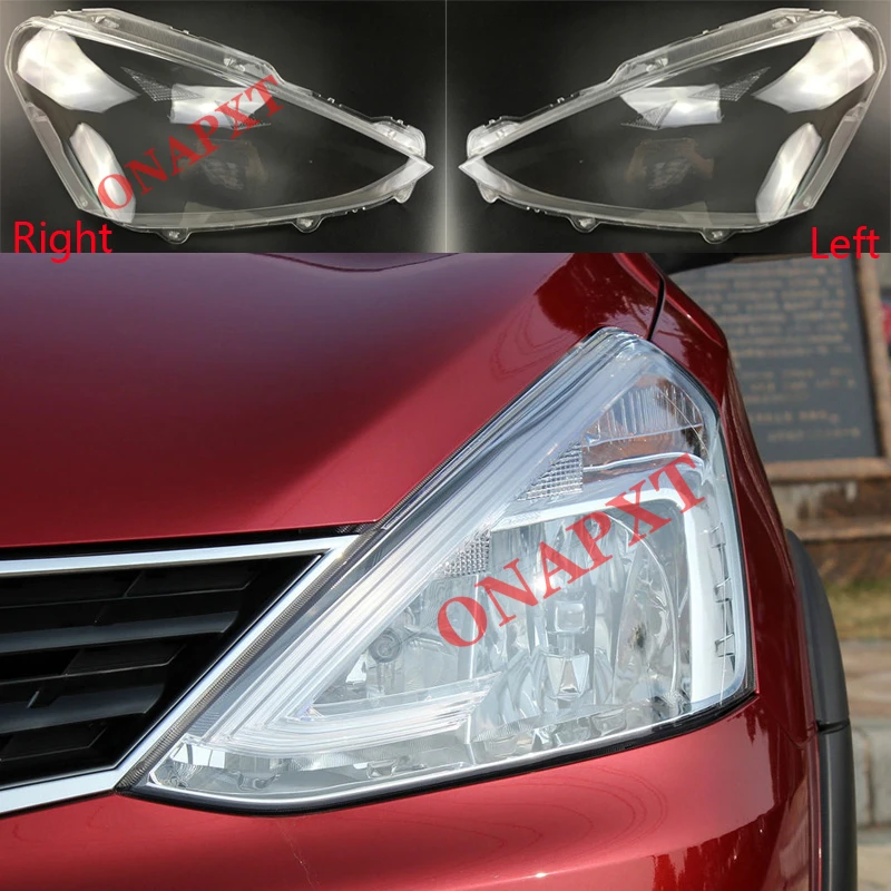 For Nissan LIVINA 2013 Car Front Headlight Cover Auto Headlamp