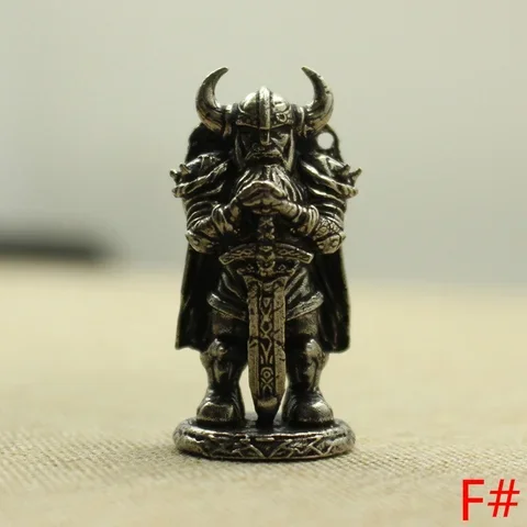 

Copper Japanese Shogunate Samurai Soldier Figurines Miniatures Vintage Metal Soliders Model Statue Desktop Ornament Decoration