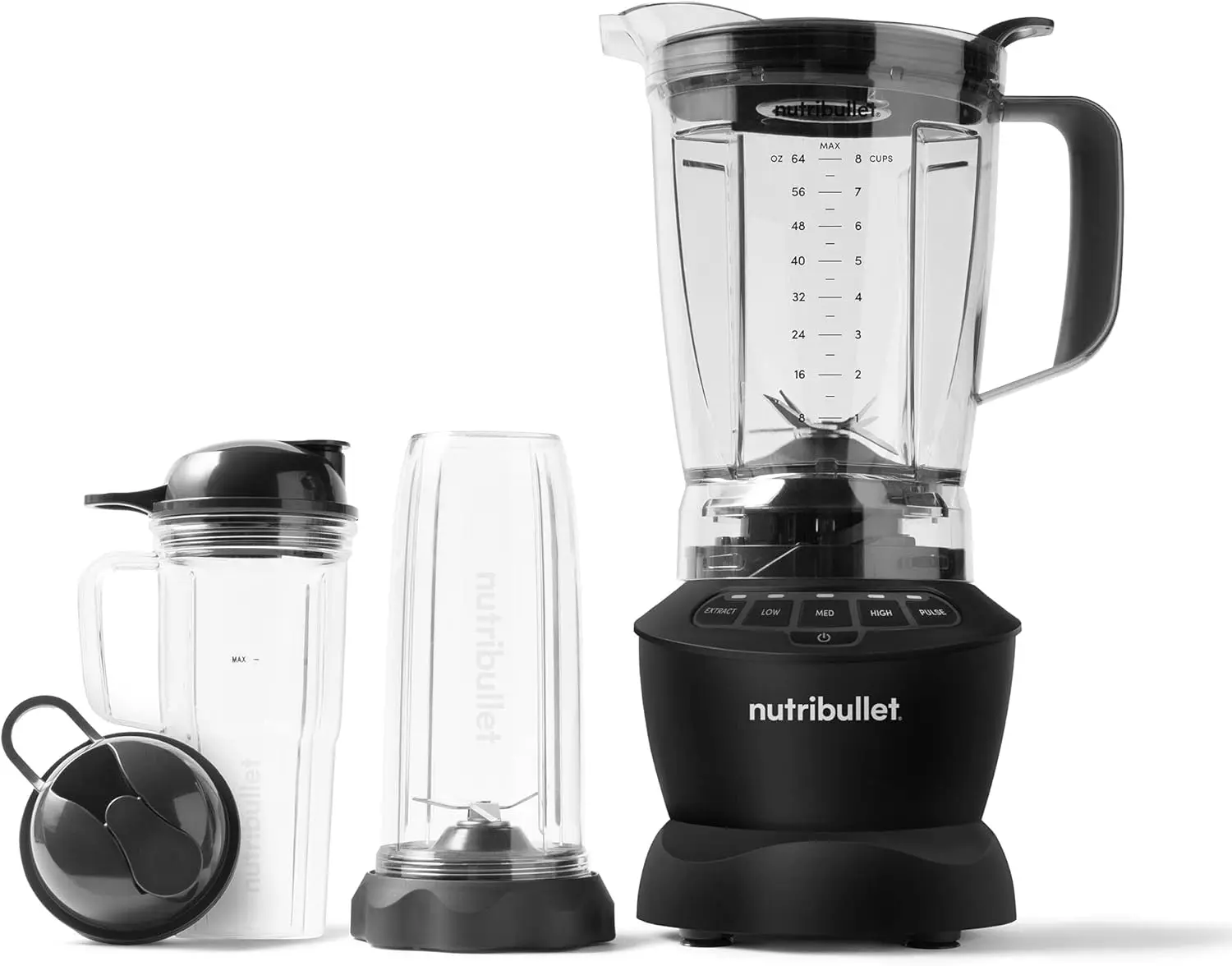 Full-Size Blender Combo 1200W –Matte Black 2 Full-Size Blender Combo 1200W –Matte Black 2