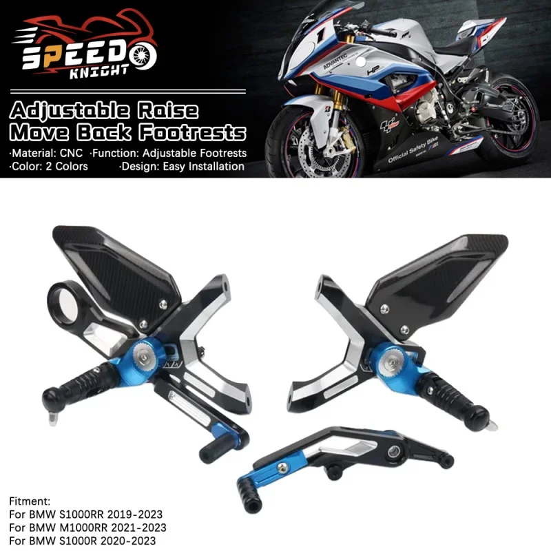 Slip On Exhaust CNC Rearsets Foot Pegs Pedal Both Side For
