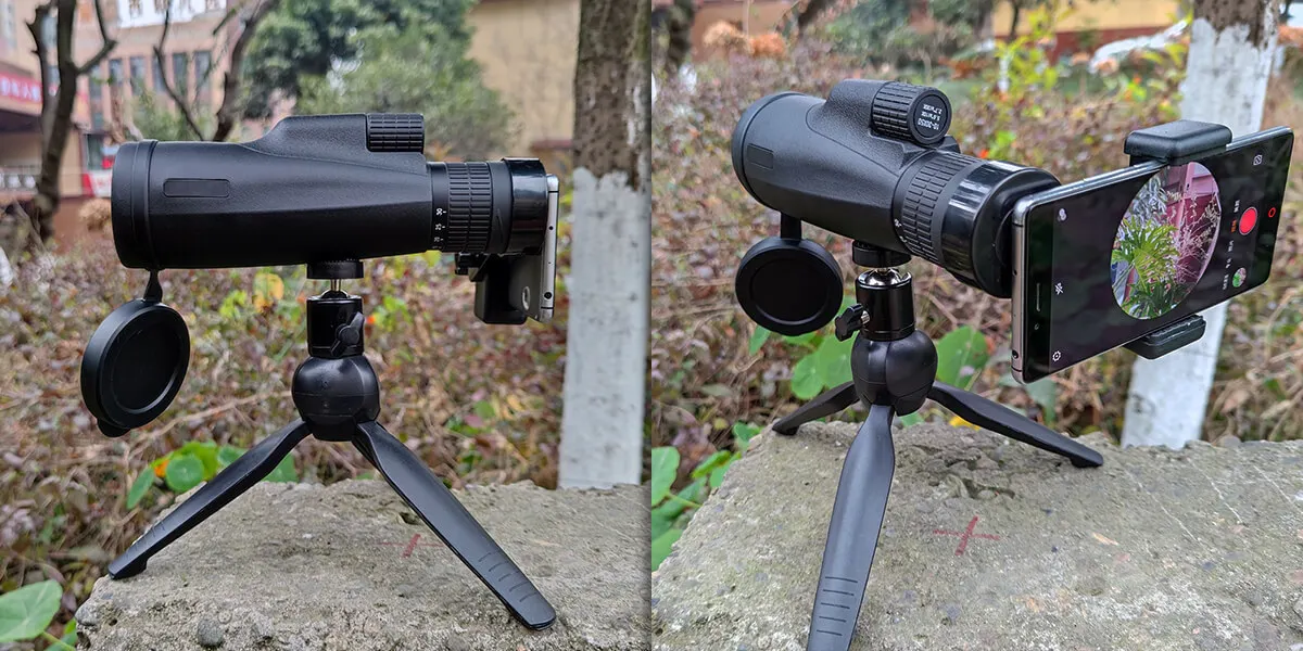 Langansicht-Zoom-Monokular-Teleskop 10-30 x 50 für Mobiltelefone für die Jagd, Camping, Tourismus, Naturwanderung – Detail 1