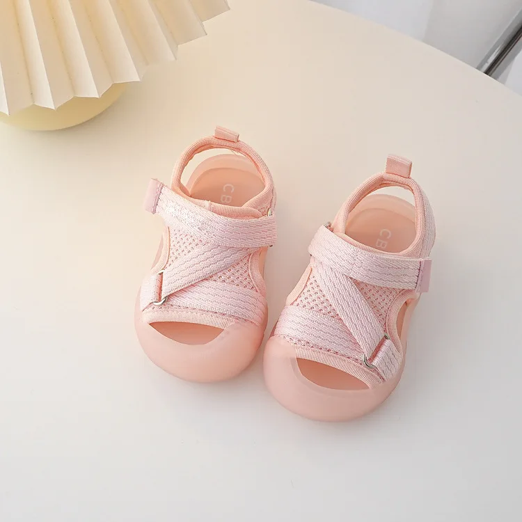 Sandal for girl Summer Baby Sandals Fashion Cross Webbing Soft Children Shoes Cool Boys Girls Beach Sandals Head Wrapped Toddler Shoes best leather shoes