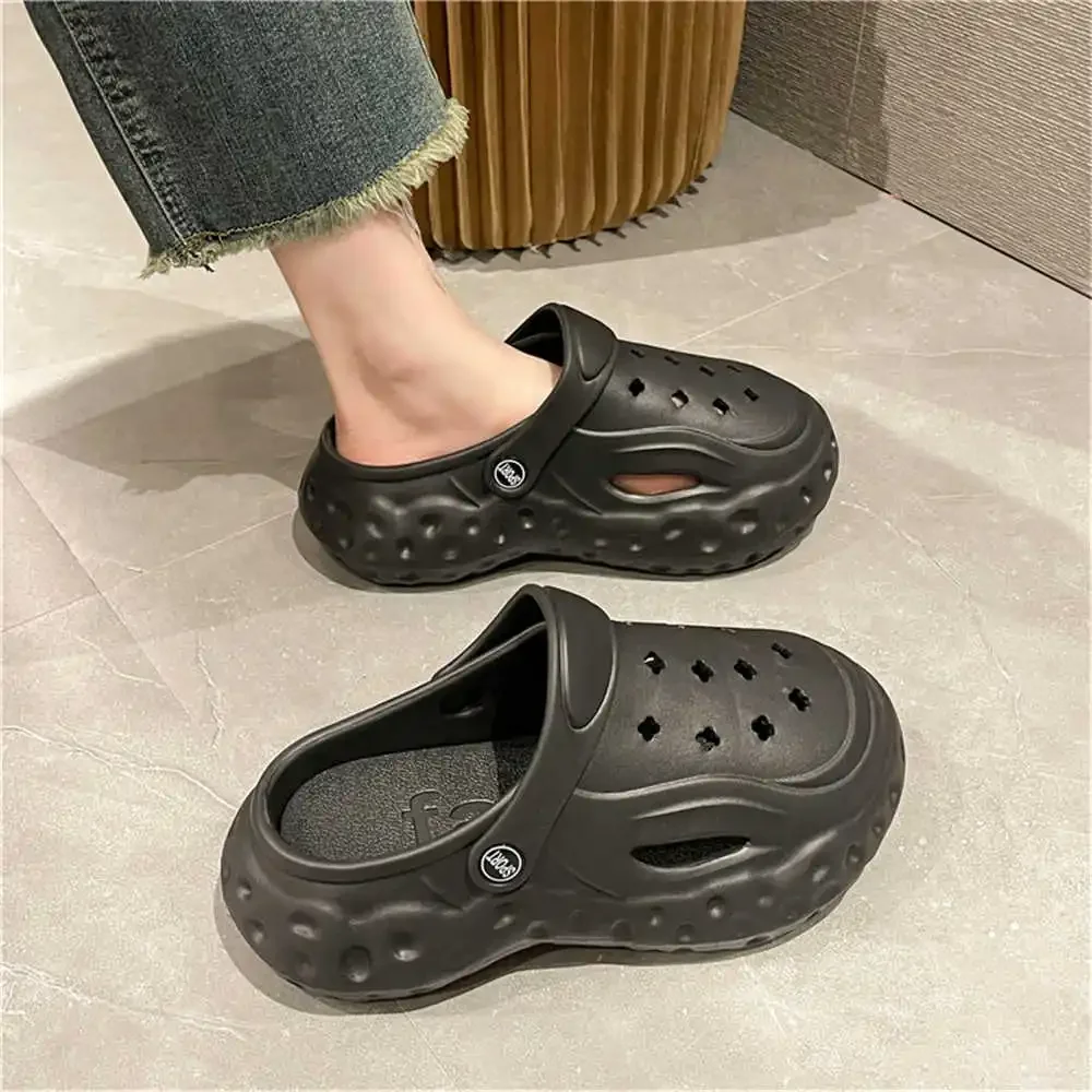 여성용 플랫폼 위장 부츠, 블루 샌들, 여성 신발, 휴식 슬리퍼, 스포츠 팩토리, 침실