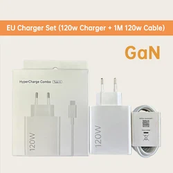 120W XIAOMI Turbo Hyper Charge Type A Adapter - EU Charger Set
