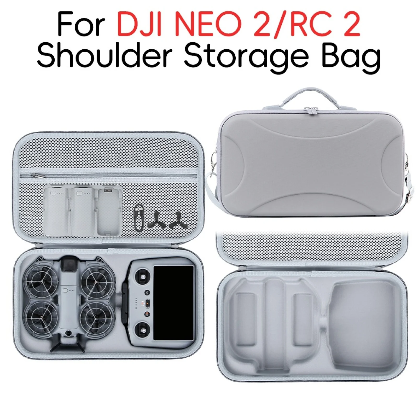 DJI Neo2 RC 2 올인원 보관 케이스 (숄더 스트랩 포함)