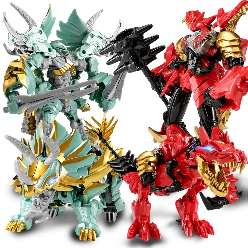 Anime Action Figures 20CM Transformation Toy Anime Robot Car Action Figure Plastic Movie Aircraft Model Kids Boy Gift