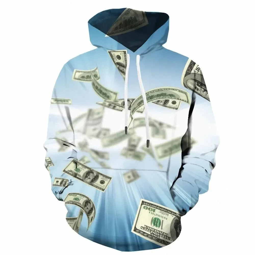 thumbnail image 1 of Sudadera con capucha para hombre de otoño con estampado de lobo animal, jersey estampado 3D, moda urbana, sudadera popular de manga larga de gran tamaño para hombre, 1 of 4