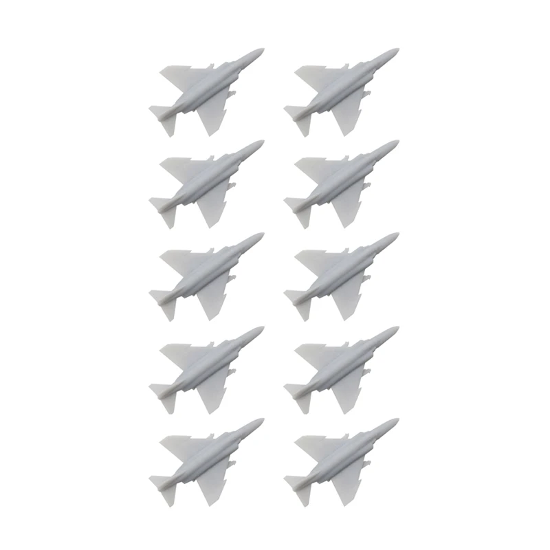 

10PCS Length 26.3mm 1/700 Scale Model F-4E Modern Fighter Jets 3D Printing Shipboard Airplane Resin Plane Toys for DIY Display