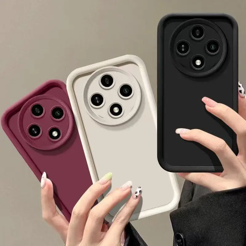 Vibrant Candy Color Shockproof Silicone Phone Case