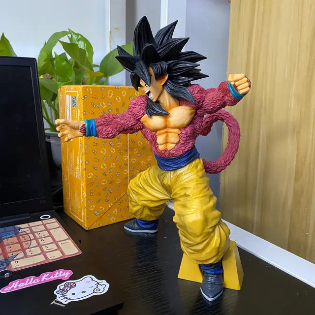 Figura cofrinho plastoy dragon ball filho goku gold — nauticamilanonline