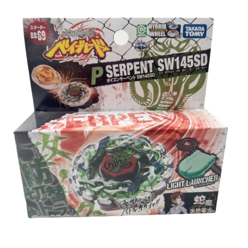 

Takara Tomy Metal Fusion Fight Beyblade BB69 Poison Serpent SW145SD with Launcher