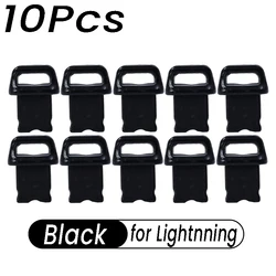 Universal Soft USB - C Port Cover with Easy Grip Dustproof Plugs (10PCS Black B)