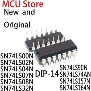 10PCS IC DIP SN74LS00N SN74LS02N SN74LS04N SN74LS07N SN74LS08N SN74LS32N SN74LS90N SN74LS74AN SN74LS157N SN74LS164N