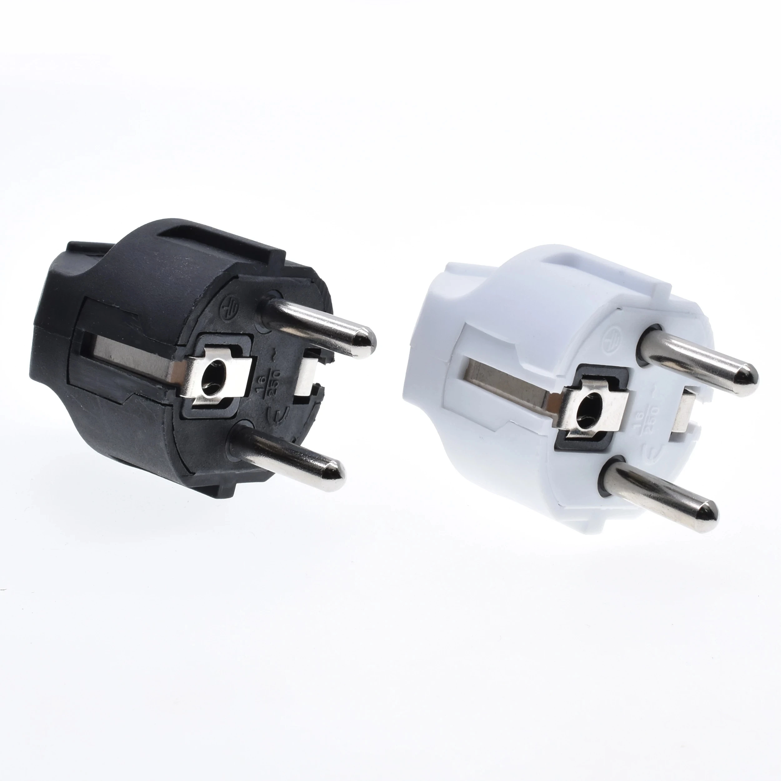 2 Pcs/Lot Eu AC Power Adapter Socket 16A 250V Connector Cable Electrical Plug Male Converter Adaptor Detachable Plug power adapter