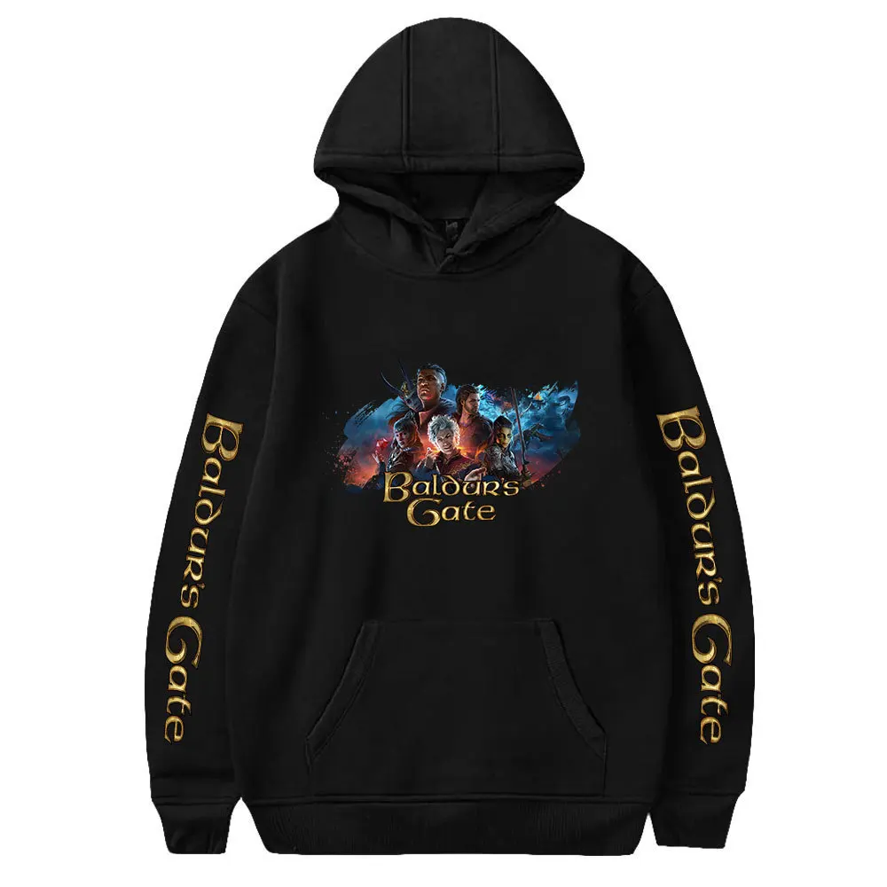 2023 New Baldur's gate3 Sweater 3D Print Loose Spring and Autumn Hooded Sweater Adult Hoodie Long Sleeve Sweater