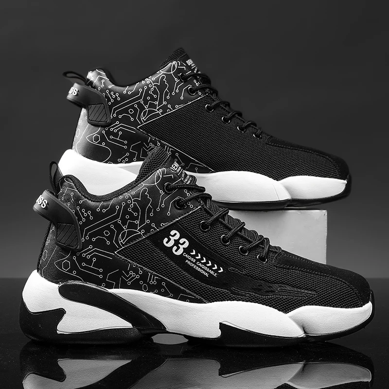 Men's Low-Top Lightweight Cushioning Sneakers, Breathable Lace-Up Design, Suitable for Running, Walking, Hiking - Comfortable for All Seasons, Breathable Low-Top Design, Outdoor Walking, Stylish Sporty Style, Stable Lace-Up Design, a Must-Have for Fitness Enthusiasts, Modern Sneakers, Non-Slip Shoes, Cushioning and Support.