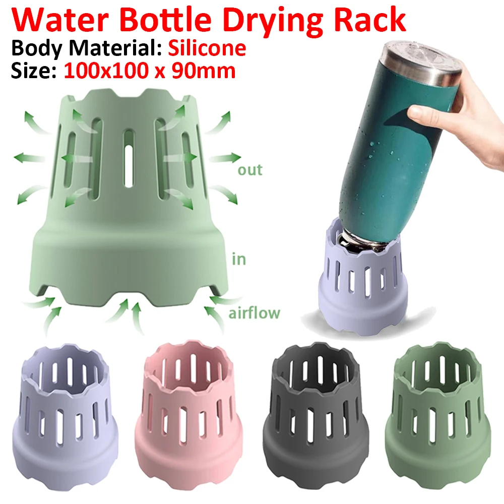 Stendibiancheria Per Bottiglie E Tazze In Silicone Con 2 Spazzole – Asciugatura Rapida Per Stanley, Biberon, Bicchieri, Cannucce