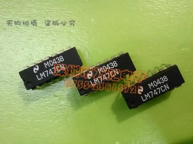 

10 шт. Оригинальный Новый LM747CN NSC DIP-тест LM124J LM224J
