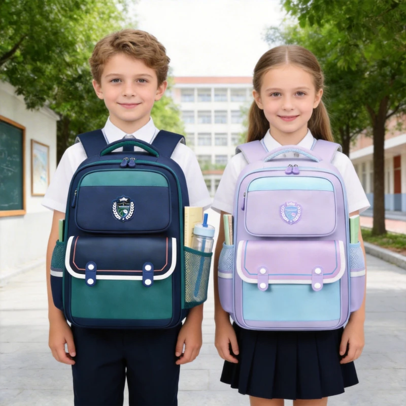 Elementary school bag spine protection British Fan new children's schoolbag waterproof and lightweight backpack 1