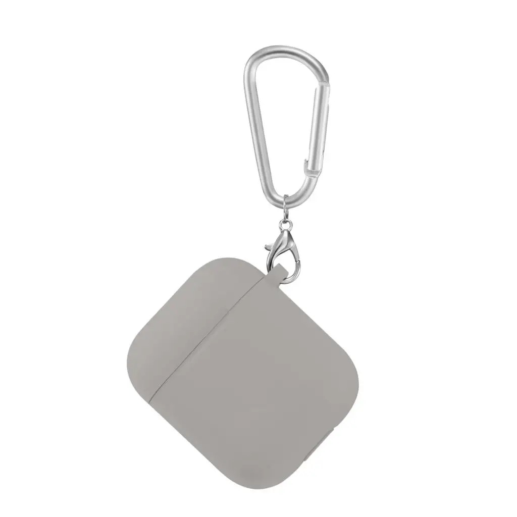 Soft Silicone Protective Earphone Case with Keychain Accessories