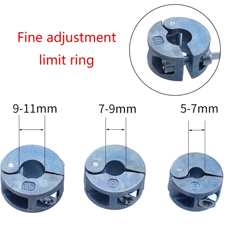 5mm -11mm 드릴 비트 깊이 정지 칼라 링 포지셔너 간격 링 로케이터 85AC