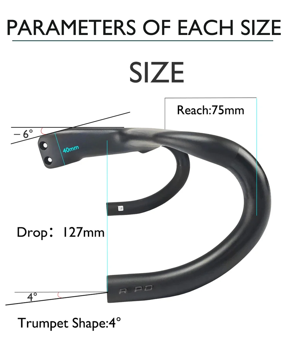 Description Picture 6 of itemSL7 SL8 Carbon Integrated Road Bike Handlebar Di2 Compatible w/ GPS Computer Mount, Accessory Covers, Internal Cable Routing
