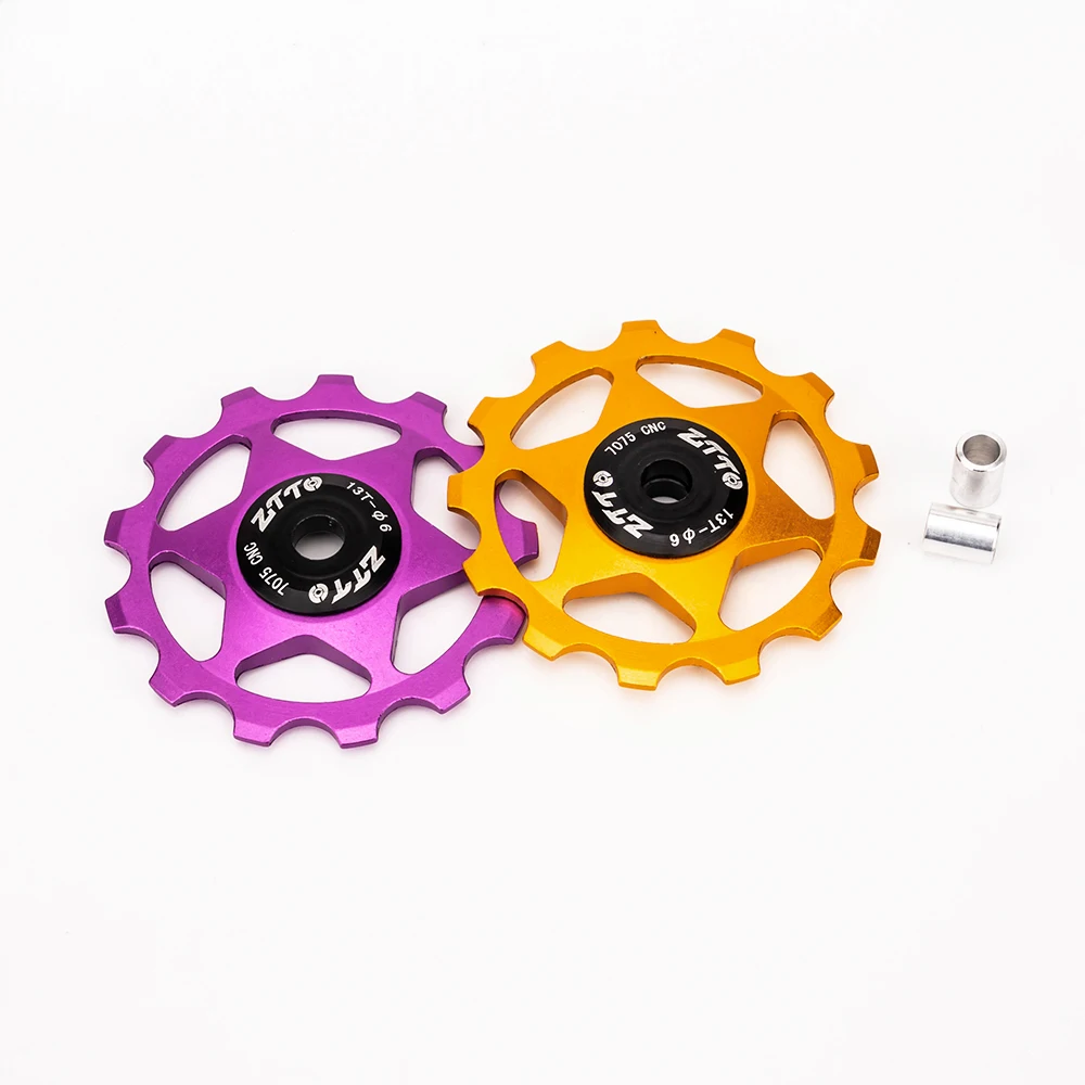 ZTTO Rear Derailleur Jockey Wheel 11T 13T, MTB Bicycle Steel Bearing Pulley AL7075 CNC Road Bike Guide Roller Idler 4mm 5mm 6mm - Image 5