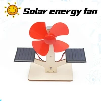Technologie de production d'énergie de ventilateur solaire, matériaux de bricolage, jouets scientifiques, jouet d'apprentissage de la physique fait à la main 2