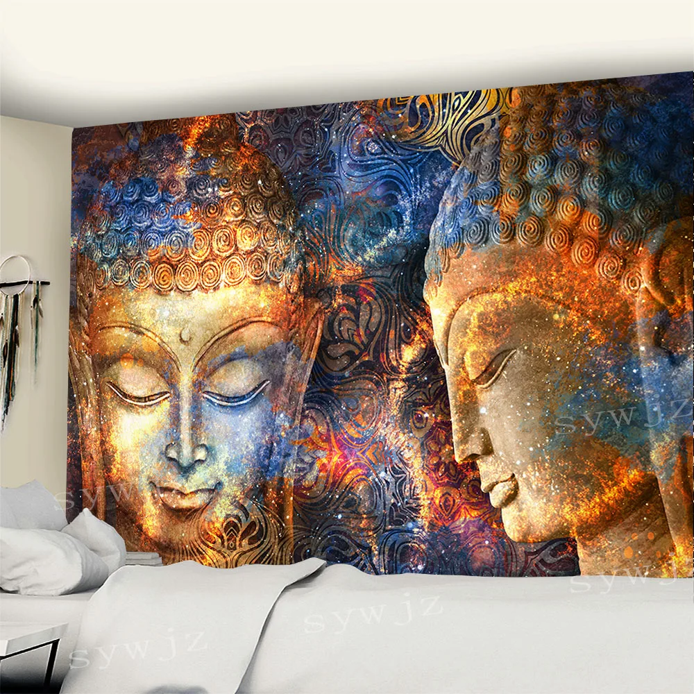 Indian Buddha Meditation Home Decoration Tapestry Mandala Tapestry Hippie Bohemian Decorative Yoga Mat Bedroom Wall Decor Tapiz