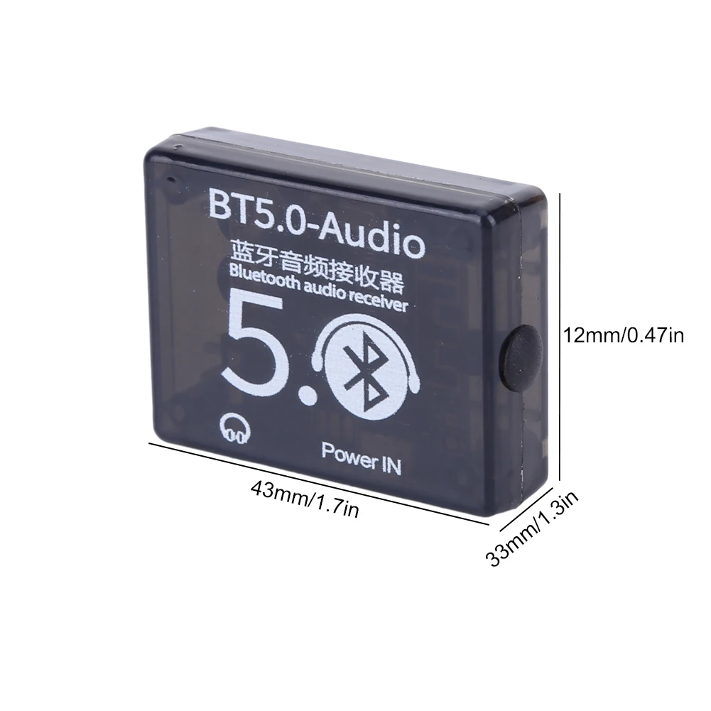 BT 오디오 리시버 보드, 하우징 Bluetooth-Compatible5.0, 무선 스테레오 음악 모듈, MP3 디코딩 플레이어 보드