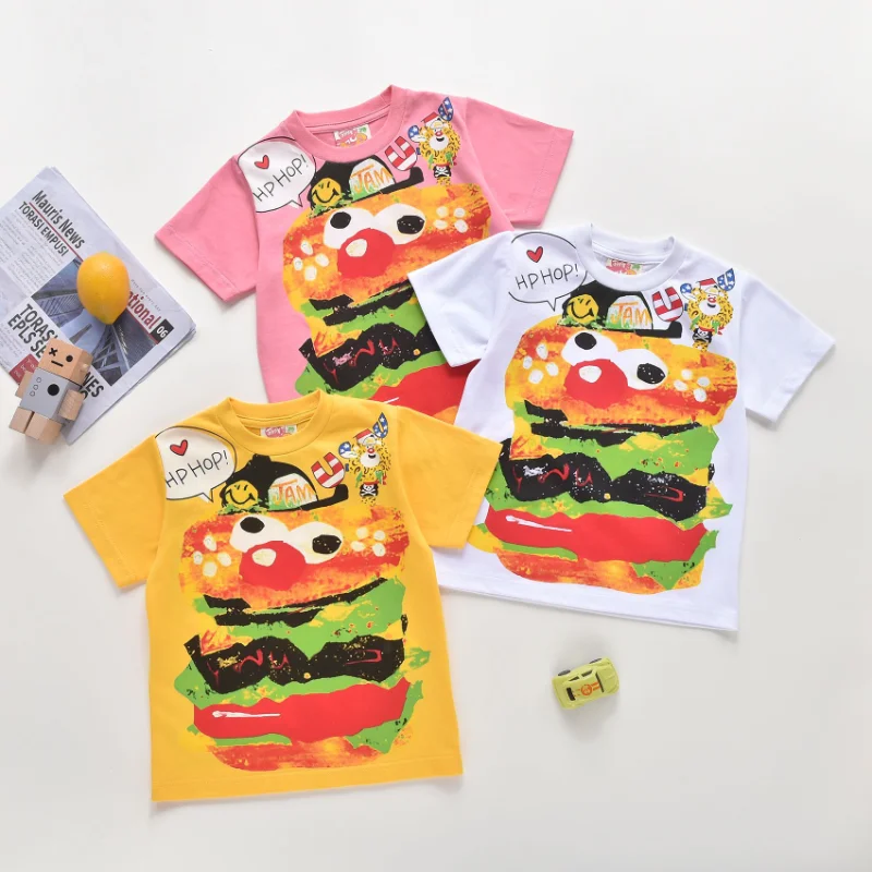 

Children's Short-sleeved T-shirts Boys Tees Girls' T Shirt Cartoon Tops Cute Mother Kids Casual Shirt Family Matching Outfits