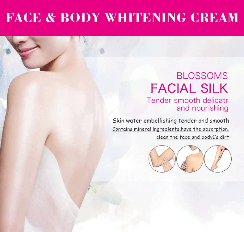 Ml body cream for dark skin bleaching brightening body lotion whitening cream private armpit skin whitening