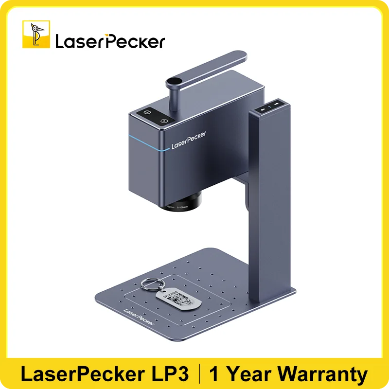 LaserPecker3 レーザー彫刻機 気持ち良い 金属＆プラスチック対応 4K/0.01