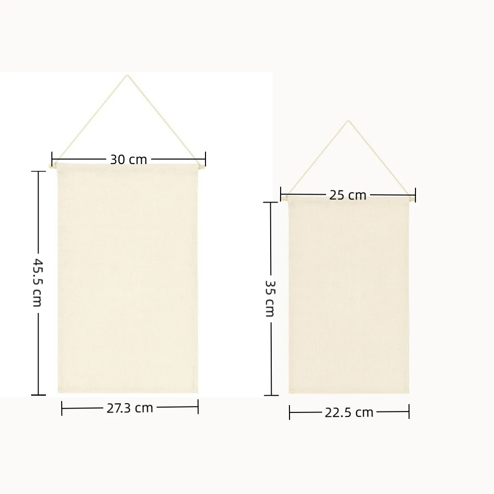 Polyester Canvas Pennant Display Banner for Kids Room Decor