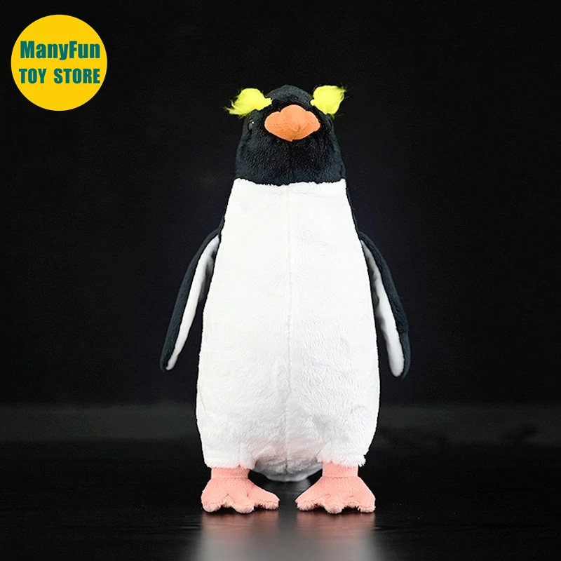Realistic Fiordland Penguin High Fidelity Penguin Plushie Snares Penguin Plush Toys Lifelike Stuffed Animals Simulation Toys Kid 3
