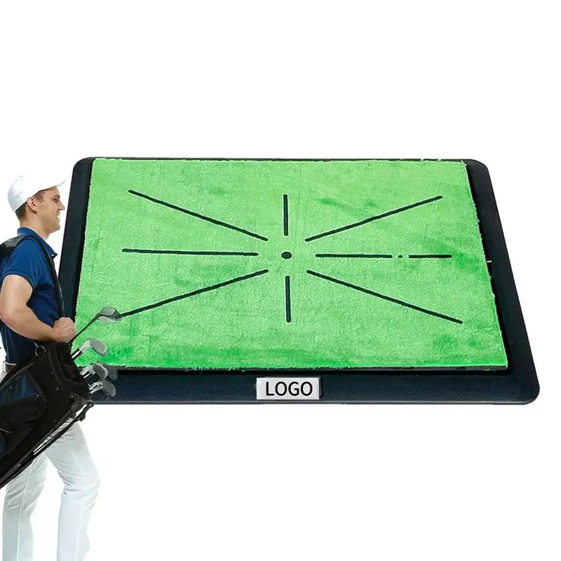 

Golf Hitting Mat Home Golf Turf Advanced Detection Batting And Path Feedback Thickening Indoor Golf Mat For Indoor & Outdoor