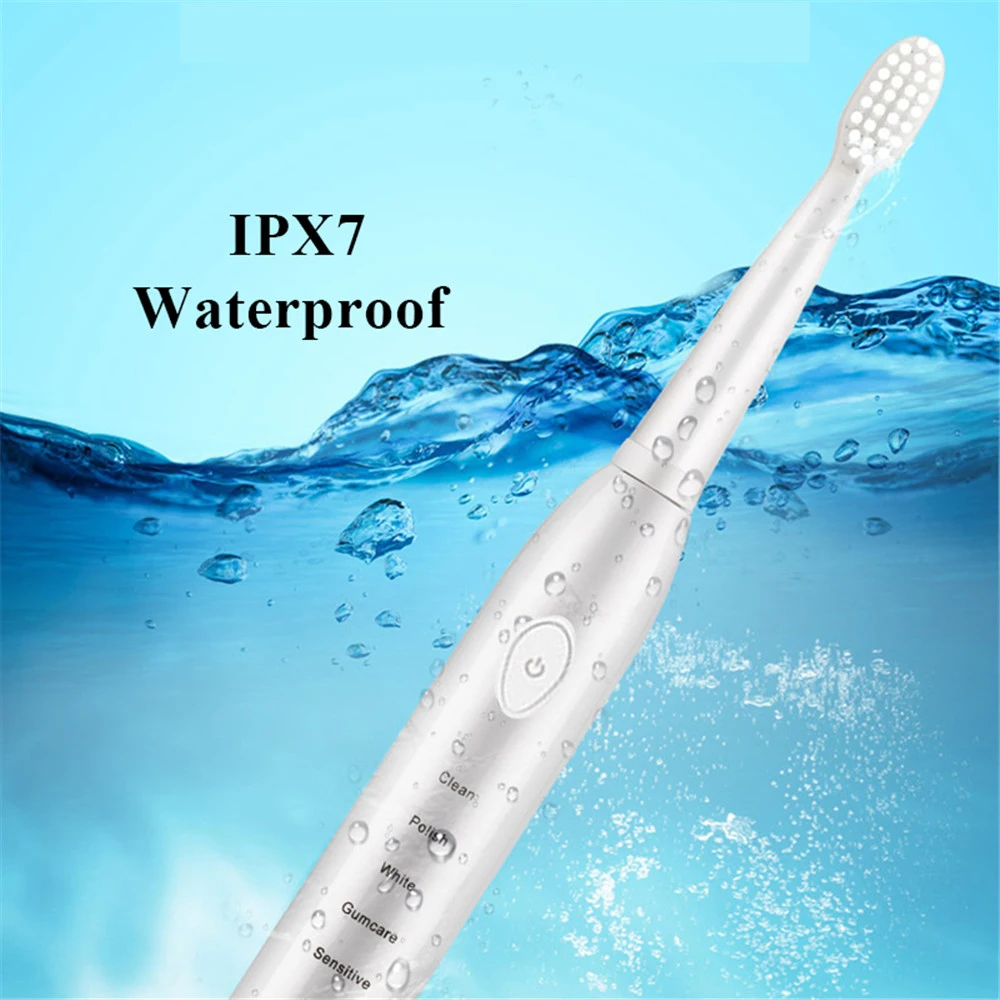 Electric Toothbrush for Adults Kid Smart Timer Whitening IPX7 Waterproof USB Charge Replaceable Brush Head J110 J209 electric toothbrush