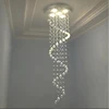 Modern Led Chandeliers Light Fixture For Staircase Stair Lights Luxury Hotel Villa Vanity Bedroom Hanging Lamp 5