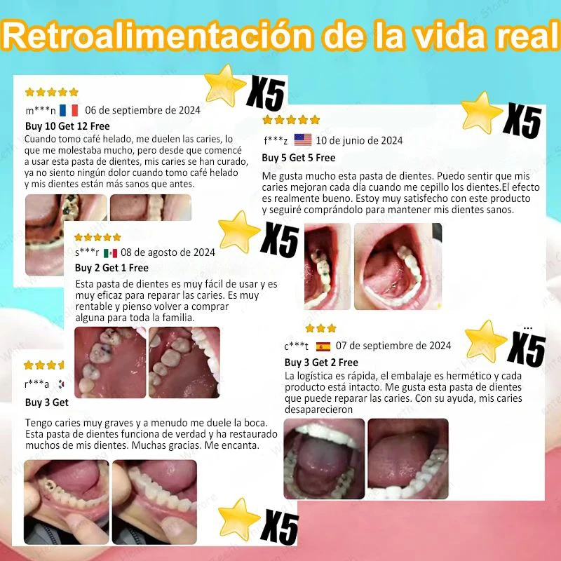 Quick Repair Cavities Caries Probiotic Toothpaste Clean Whiten Remove Yellow Plaque Protect Gum Reduce Tooth Stains Fresh Breath teeth whitening product teeth health product