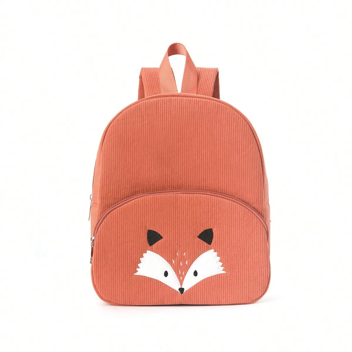 Korean Canvas Kids Backpack Corduroy Children's Handbags for Girl Kindergarten Boy Schoolbag Cartoon Bear Fox Toddler Bag 2024 6