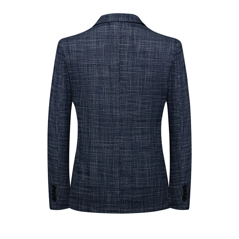 Men 2023 New Advanced Fashion Business Handsome Fashion Casual Four Seasons  Polyester  Mens Blazer Jacket  Regular  Blazers 5