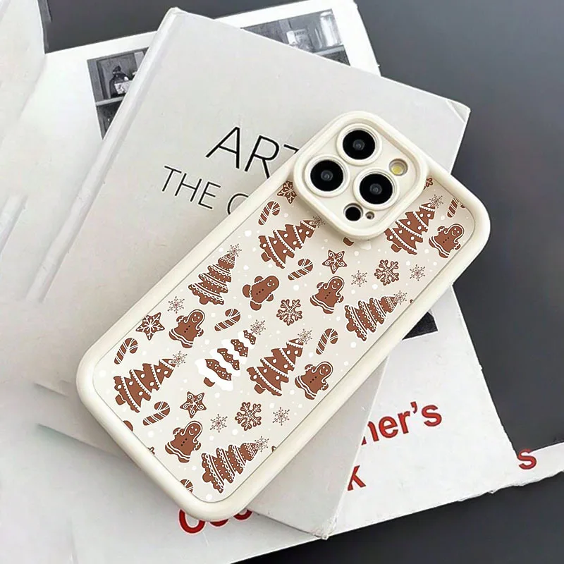 Festive Christmas Tree Graphic Soft Silicone Phone Case - TPU Back Cover