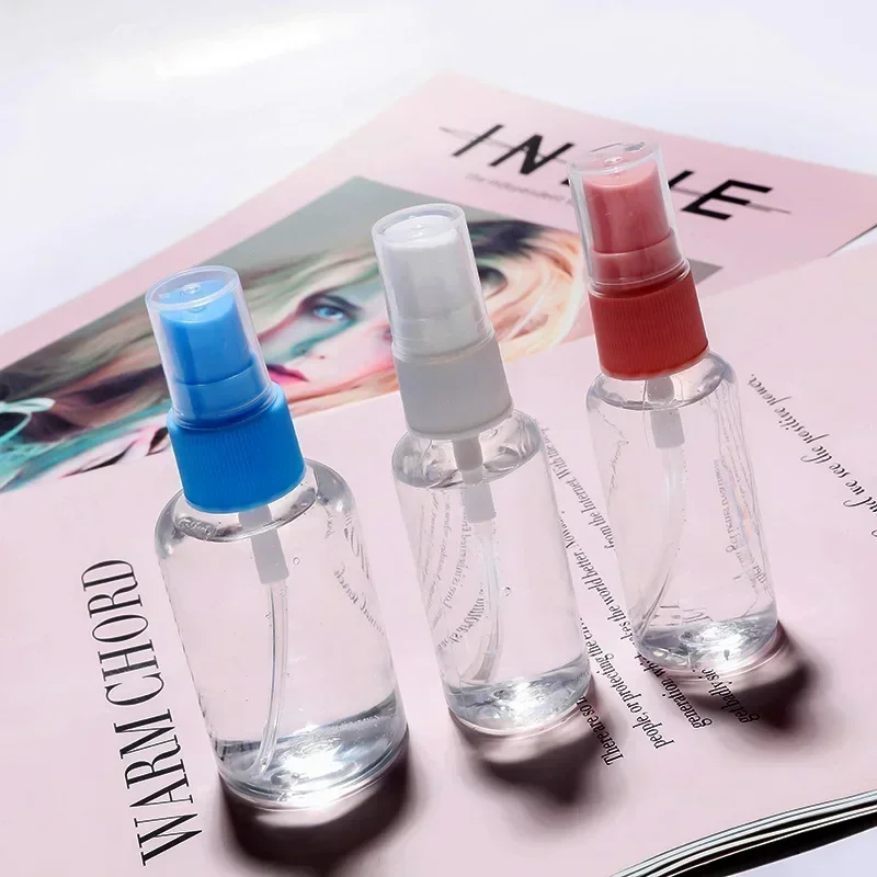 Transparent air spray bottle 30 / 50 / 75 100 ml plastic mini perfume atomizer can fill the container cosmetics 1PCS