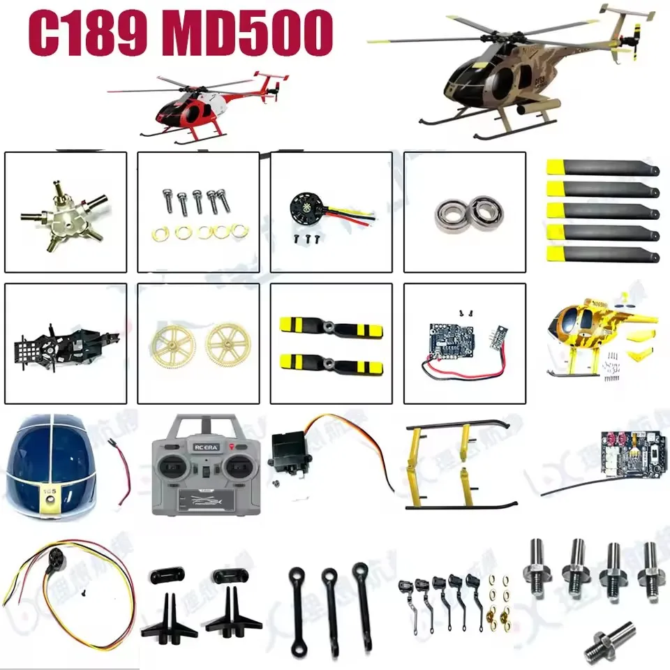 Coque de protection pour hélicoptère RC, pièces détachées pour hélicoptère RC - ailes, ESC, coques et accessoires