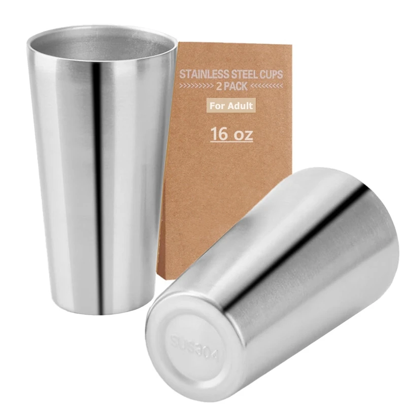 4 Pcs Tasses à Espresso En Acier Inoxydable 2,7 Oz 80 Ml Tasses à Double Paroi Isolées Résistantes à La Chaleur Tasses à Café Espresso Incassables Gobelet Sans Pied Petite Tasse Pour