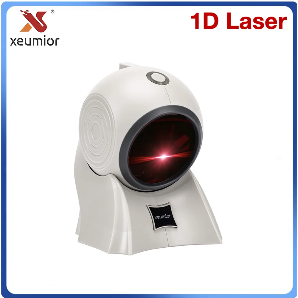 20 Lines USB/RS232/PS2 Desktop Omnidirectional 1D Laser Barcode Scanner POS Barcode Reader for Retail Store/Supermarket SM-8120